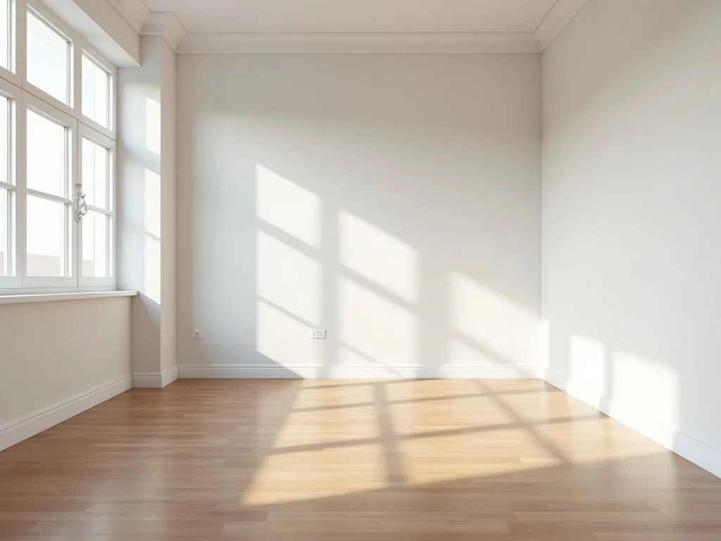 Empty room before staging